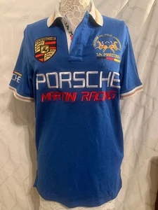 La Martina Porsche Herren großes Logo Polo T-Shirt Größe M ~ $ 48 OBO! {ch} - Bild 1 von 7