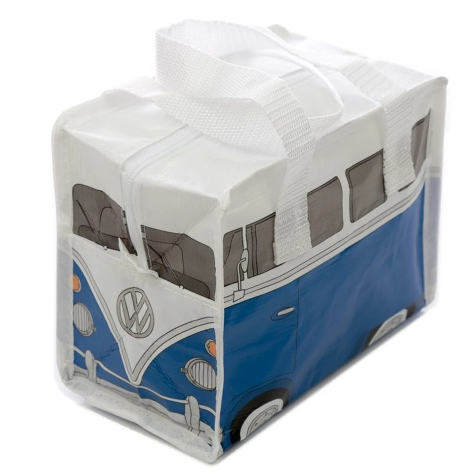 VOLKSWAGEN VW T1 Camper Bus Small Blue Lunch Bag