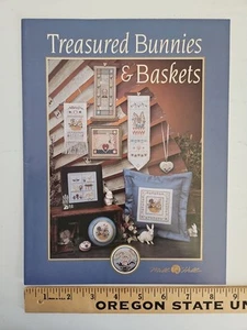 Mill Hill TREASURED BUNNIES & BASKETS Beaded Counted Cross Stitch Pattern Book - Picture 1 of 6