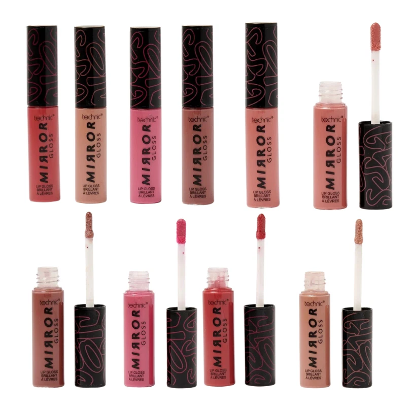 Technic Mirror Gloss Lip Gloss High Shine Infused Oils Choose Shade | Vegan - Image 1 of 1