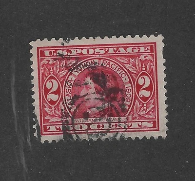 US # 370, 2 cents carmine, Alaska Yukon, 1909, XF+, scv.$80 - Image 1 of 2