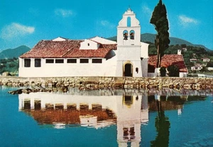 Postcard Greece Corfu Holy Monastery of Vlacherna c1970s-80s Greek Orthodox MINT - Picture 1 of 1