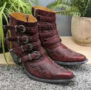 Old Gringo Jaylene Red BL3099-2 Wms 8B Cowgirl Mexico Boots *********READ****** - Picture 1 of 7