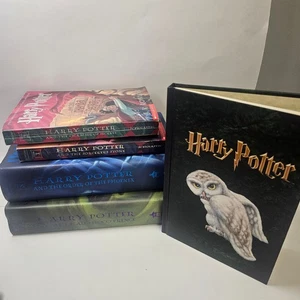 Harry Potter book lot 4 plus a journal J.K. Rowling 5 Books total - Picture 1 of 13