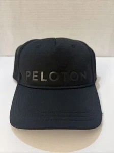 Peloton Hat Black Baseball Hat Cap Polyester Adjustable Strap back Workout - Picture 1 of 6