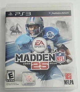 Madden NFL 25 PS3 PLAYSTATION 3 SONY COMPLETE SPORTS FOOTBALL WORKS PERFECTLY - Picture 1 of 5
