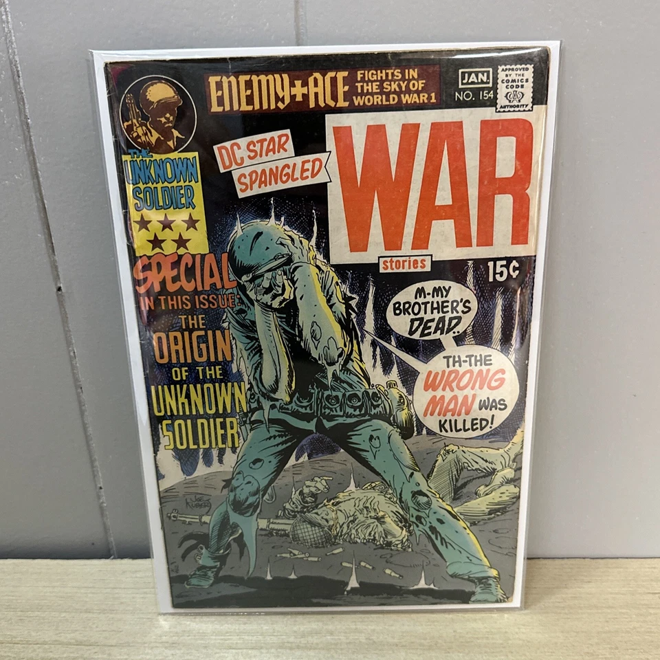 Star Spangled War Stories #154 Unknown Soldier DC Comics 1952 Series Origin VG+ - Image 1 of 4