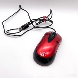 Computermaus, Maus Kabelgebunden Quick Mouse Model OP-50D 5V - Rot & Schwarz - Bild 1 von 9
