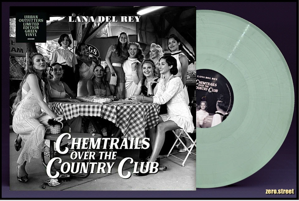 Lana Del Rey Chemtrails Over The Country Club UO Green Vinyl LP