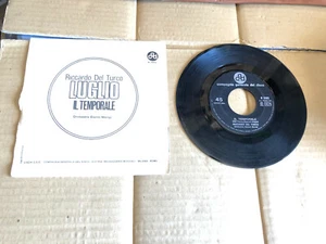 RICCARDO DEL TURCO JULI / IL TEMPORAL 45 RUNDEN VINYL SCHALLPLATTE CGD 1968 - Bild 1 von 2