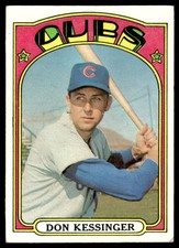 1972 Topps Don Kessinger Chicago Cubs #145