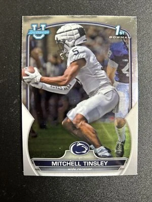 2022 1st Bowman Chrome University #72 Mitchell Tinsley Penn State - Image 1 of 2