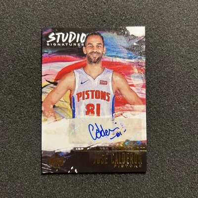 2018-19 Court Kings JOSE CALDERON #ST-JCD 083/149 Studio Signatures AUTO - B - Image 1 of 4