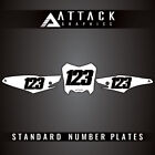 Attack Graphics Number Plate Backgrounds For Honda Crf110f 2016