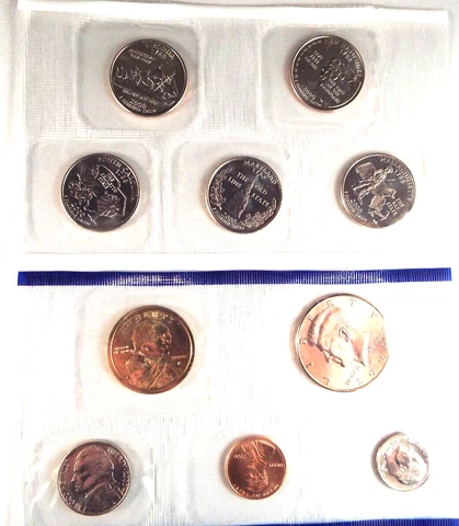 2000 P 10 coin unc. set Cover