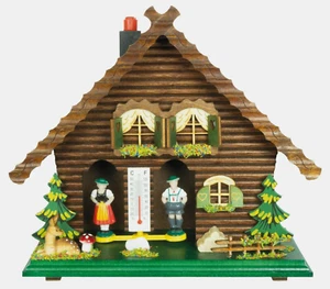 Wetterhaus mit Figuren, Schwarzwälder - Wetterhäuschen, Wetterstation - Bild 1 von 1