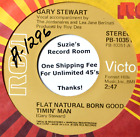 Gary Stewart Flat Natural Born Good Timin' Man 2nd Press NM/EX- 45 7" vinyle #B