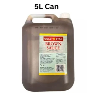 Gold Star, Brown Sauce, Chip Shop Style, 5 Litre APR 2026/Restaurant Bargain - Picture 1 of 1