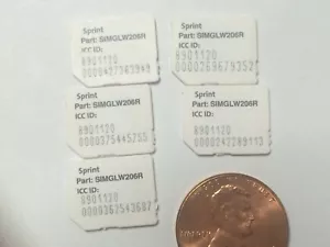 SPRINT,BOOST,VIRGIN, Ting,  Micro SIM CARD SIMGLT206R - Picture 1 of 2