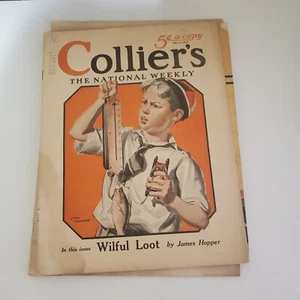 Collier's Magazine / 5/5/1923 / Wilful Loot / James Hopper / Earl Derr Biggers - Picture 1 of 4