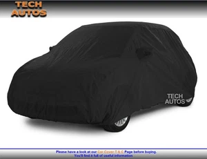 Indoor Black Dust Cover Lightweight Sahara Fiat 500 New (Not Abarth) - Picture 1 of 10