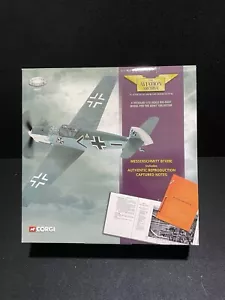 Corgi 49205 Messerschmitt Bf109E w/ Reproduction Captured Notes Airplane 1:72 - Picture 1 of 13