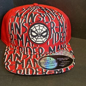 Concept One Spiderman Straight Adjustable Youth Baseball Cap - Picture 1 of 5