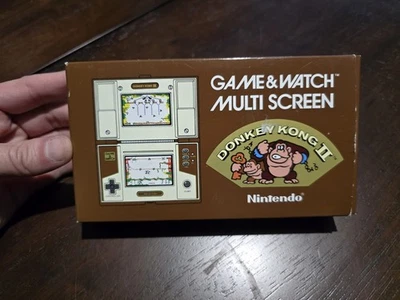 Nintendo Game & Watch DONKEY KONG II JR-55 nuovo con scatola 1983 nuovo con scatola - Immagine 1 di 4