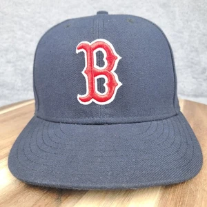 VINTAGE Boston Red Sox Hat Cap Fitted Mens 7 5/8 Logo MLB Baseball New Era - Picture 1 of 8