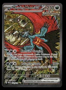 Roaring Moon ex - 162/131 - SIR - Prismatic Evolutions - Pokemon Card - NM/M - Picture 1 of 2