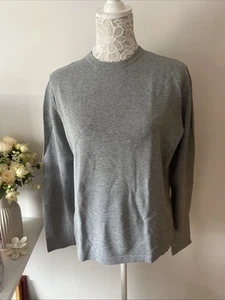 Gap Long Sleeve Grey T Shirt Size L - Picture 1 of 6