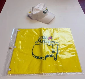 2025 Masters Golf Flag Rory Mcilroy Wins Augusta National Pin Flag PGA & Cap - Picture 1 of 1