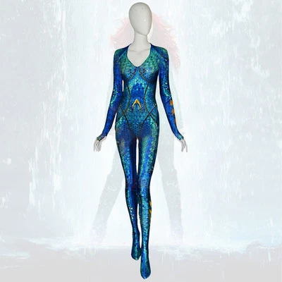 Disfraz Mera Aquaman Cosplay Body Hecho a Mano Foto 1 de 4