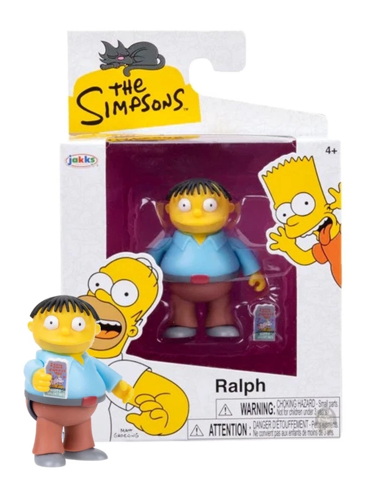 Figura de acción Jakks Pacific Los Simpson: Ralph 2,5" como nueva en caja Foto 1 de 1