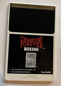 Champions Forever Boxing TurboGrafx-16 HuCard Tested Working US
