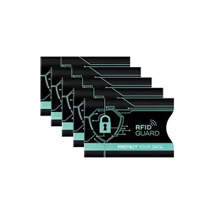 5x RFID & NFC Block Abschirmung Anti-Phishing Karten Hülle Sleeves RFID Schutz - Bild 1 von 4