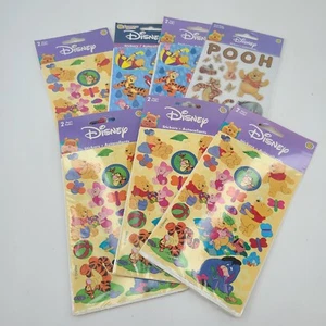 Vintage Sandylion Winnie The Pooh & Friends Stickers Large Sheets Lot Of 7 - Picture 1 of 19