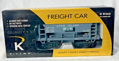 K-LINE K671-3743 Long Island Railroad LIRR Ballast Ore Car #4110 O Gauge Train - Image 1 of 4