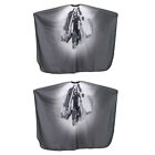  2 Pcs Professional Stylist Hairdresser Apron Haircut Cape for Men Coverall
