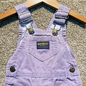 OshKosh B'Gosh Vintage SELTEN Mädchen Overall Größe 12 Monate Vestbak USA BAUMWOLLMISCHUNG - Bild 1 von 7