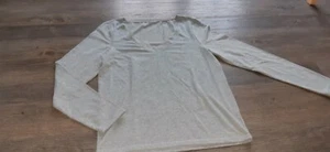 Pullover * Pulli Größe M 38 Sweatshirt Shirt Damenpullover Oberteil grau Spitze - Bild 1 von 12