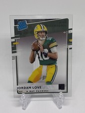Jordan Love 2020 Panini Chronicles Clearly Donruss Rated Rookie Card RR-JL GB