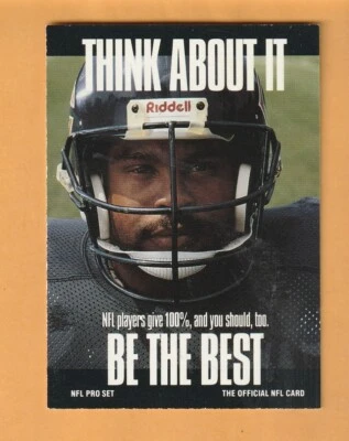 Mike Singletary Chicago Bears 1991 Pro Set #728 HOF Baylor Bears - Image 1 of 2