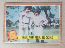 1962 Topps Babe Ruth #137 Babe and Mgr. Huggins