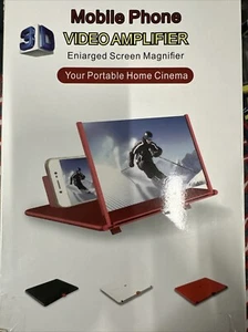 Mobile Phone 3D Video Amplifier Enlarged Screen Magnifier, Mobile Portable Home - Photo 1 sur 4