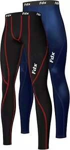 Medias de compresión capa base PowerLayer para hombres niños pantalones pieles térmicas deportes - Imagen 1 de 14
