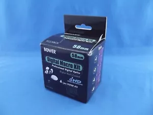 Bower 6 Piece Digital Macro Kit 58MM Multi Coated 1X 2X 4X Lens Cap and Keeper - Picture 1 of 4