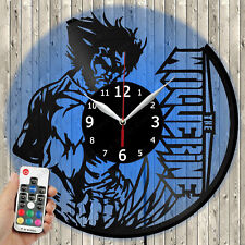 LED Clock Wolverine X Men LED Light Vinyl Record Wall Clock LED Wall Clock 2888