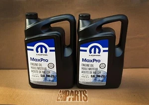 Mopar MaxPro 5W-20 Motoröl 10 L Chrysler, Dodge, Jeep, Ram 68218891AA - Bild 1 von 1