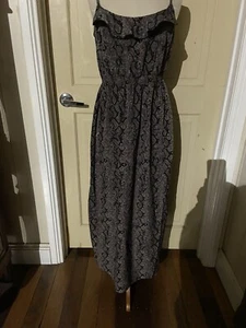 🌿Strappy Maxi Dress Animal Print Target Size 12 - Picture 1 of 7